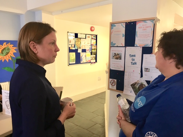 Patron Tracey Crouch MP Walderslade Hub Visit (1)